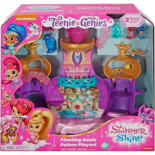  Fisher-Price Nickelodeon Shimmer & Shine, Teenie Genies, Floating Genie Palace Playset