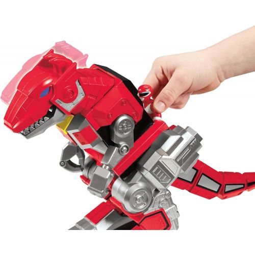  Fisher-Price Imaginext Power Rangers Red Ranger and T-rex Zord