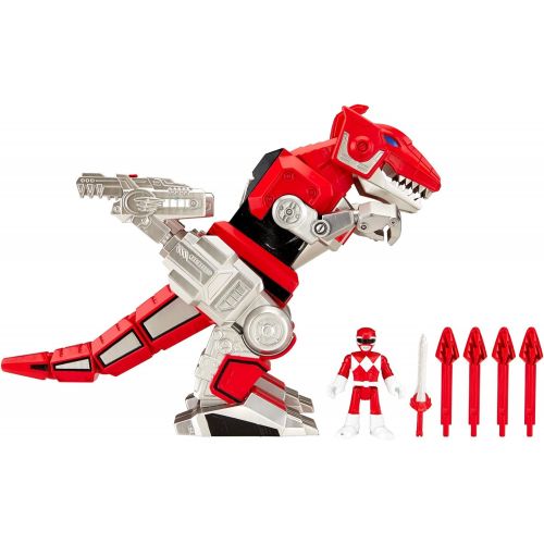  Fisher-Price Imaginext Power Rangers Red Ranger and T-rex Zord