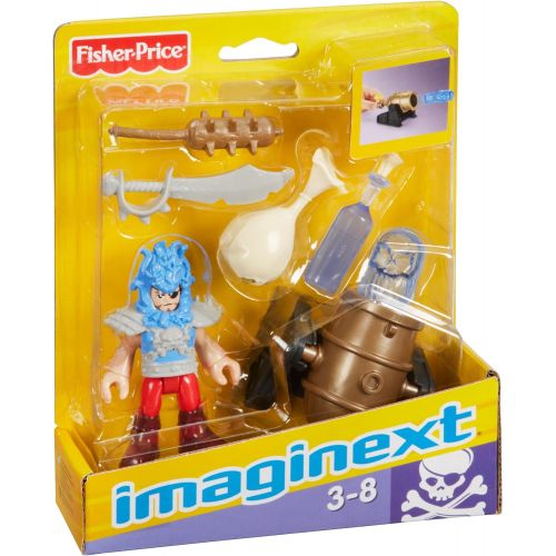  Fisher-Price Imaginext Pirate Basic Deckhand & Cannon