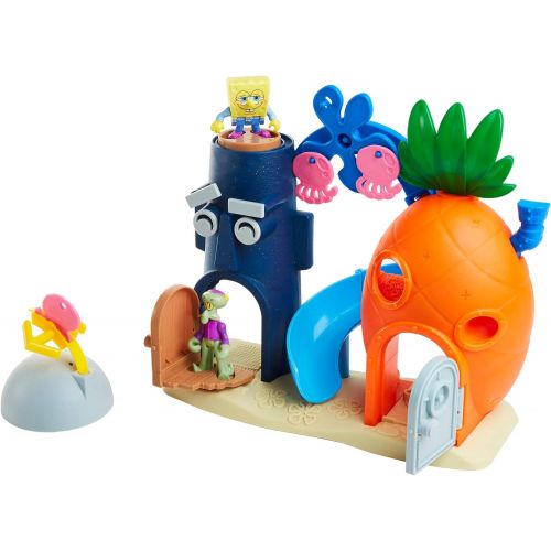  Fisher-Price Imaginext SpongeBob Bikini Bottom Playset, Preschool Toy for Kids 3 Years and Up, Amazon Exclusive