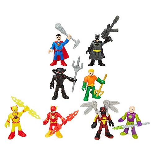  Fisher-Price Imaginext DC Super Friends Super-hero Showdown Figure Set [Amazon Exclusive]