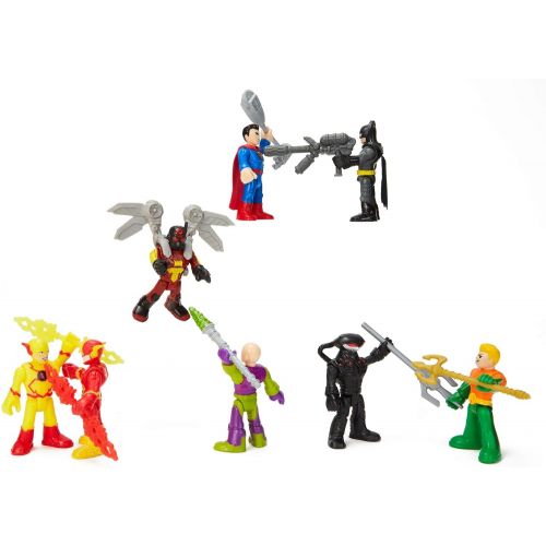  Fisher-Price Imaginext DC Super Friends Super-hero Showdown Figure Set [Amazon Exclusive]
