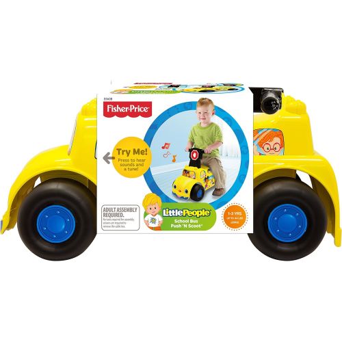  Fisher-Price School Bus Push N Scoot Ride-on