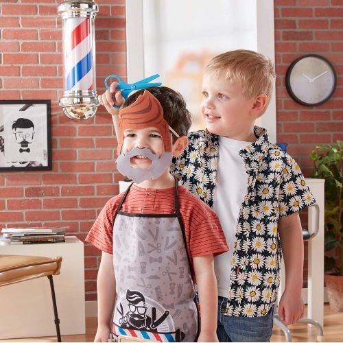  Fisher-Price Style & Shave Barber Shop, 10-Piece Pretend Play Set