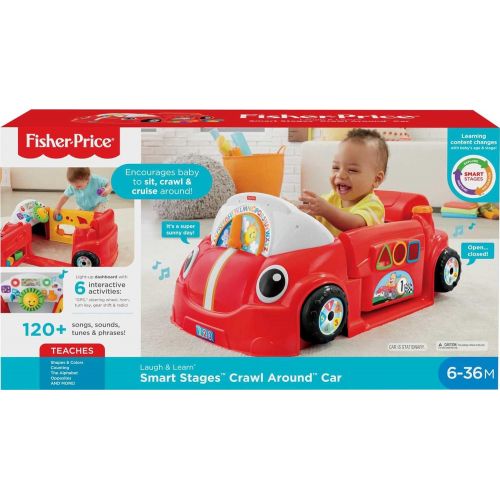  Fisher-Price Laugh & Learn Crawl Around Car Activity Center [Amazon Exclusive]