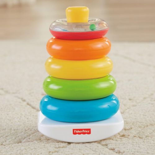  Fisher-Price Rock-a-Stack & Babys First Blocks Bundle [Amazon Exclusive]