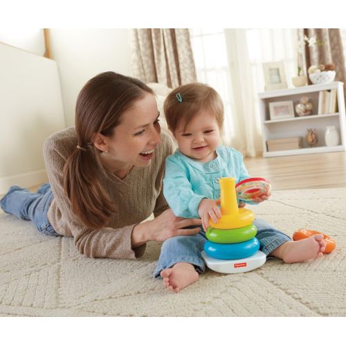  Fisher-Price Rock-a-Stack & Babys First Blocks Bundle [Amazon Exclusive]