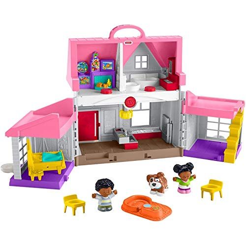  Fisher-Price Little People Big Helpers Home, Pink