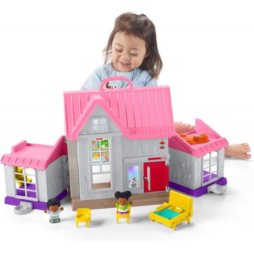  Fisher-Price Little People Big Helpers Home, Pink