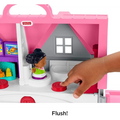  Fisher-Price Little People Big Helpers Home, Pink