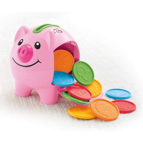  Fisher-Price Laugh & Learn Smart Stages Piggy Bank, Cha-ching! Get ready to cash in on playtime fun and learning!