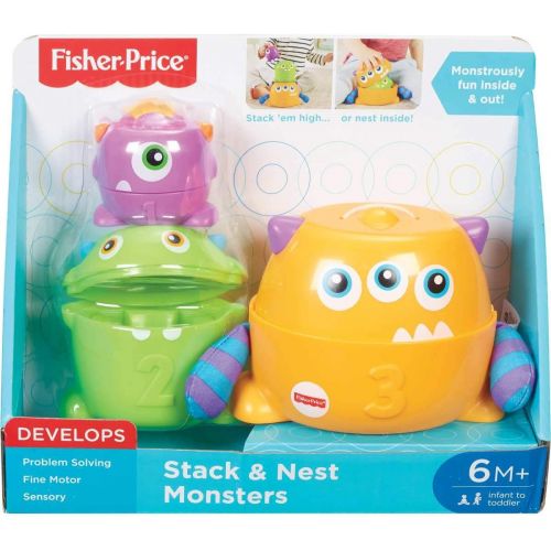  Fisher-Price Stack & Nest Monsters