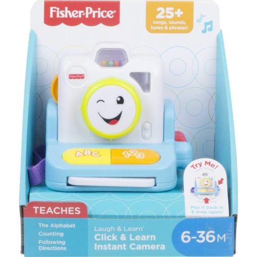  Fisher-Price Laugh & Learn Click & Learn Instant Camera, Musical Toy