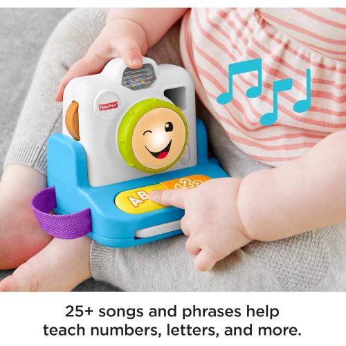  Fisher-Price Laugh & Learn Click & Learn Instant Camera, Musical Toy