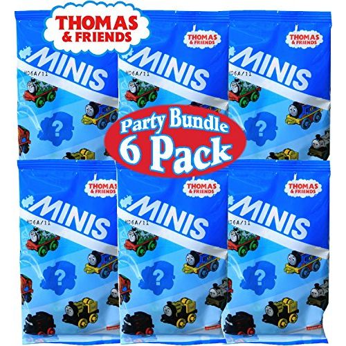  Fisher-Price Thomas & Friends Minis (Engines) Blind Bags Gift Set Party Bundle - 6 Pack