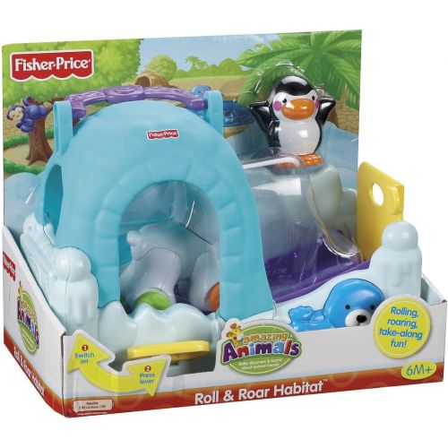  Fisher-Price Amazing Animals Roll and Go Habi-Tote Polar Cub Cave