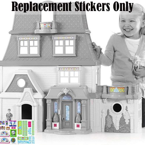  Fisher-Price Replacement Parts for Family Dollhouse Loving Family Dollhouse BFR48 - Replacement Stickers