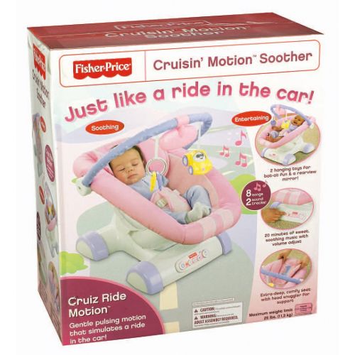  Fisher-Price Cruisin Motion Soother, Pink (Discontinued by Manufacturer)