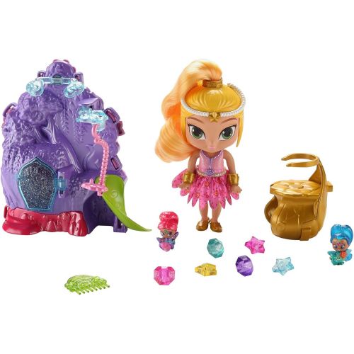  Fisher-Price GFB42 Nickelodeon Shimmer & Shine, Leahs Teenie Genies Vanity Playset, Multicolor, Pack of 1