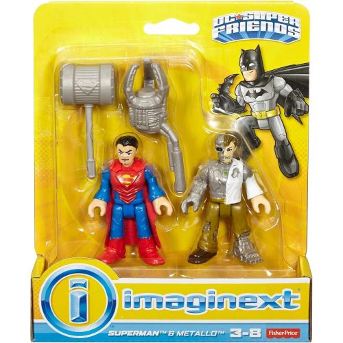  Fisher-Price Imaginext DC Super Friends, Superman & Metallo