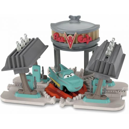  Disney Pixar Cars GeoTrax Transportation System Flos V-8 Cafe by Fisher-Price