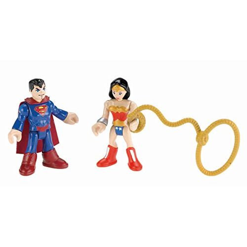  Fisher-Price Imaginext DC Super Friends, Superman & Wonder Woman