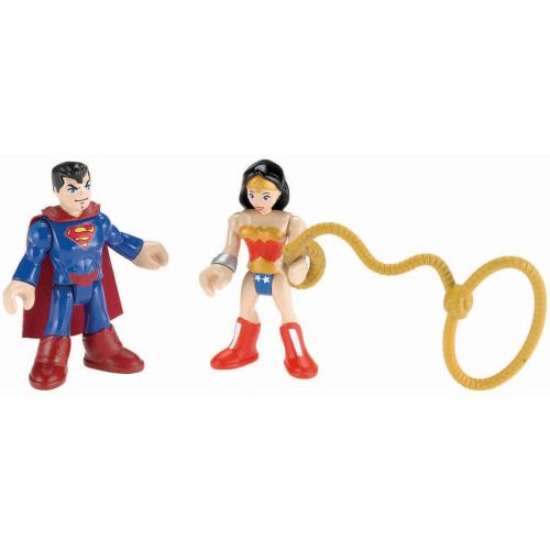  Fisher-Price Imaginext DC Super Friends, Superman & Wonder Woman