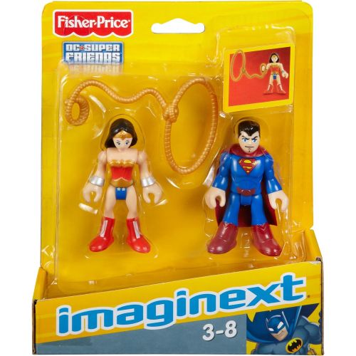  Fisher-Price Imaginext DC Super Friends, Superman & Wonder Woman