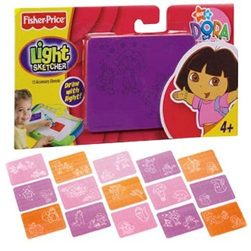  Fisher-Price Dora the Explorer Light Sketcher Stencils