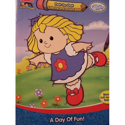  Fisher-Price Little People Activity Book ~ A Day of Fun