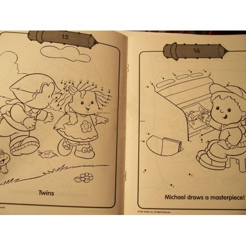  Fisher-Price Little People Activity Book ~ A Day of Fun