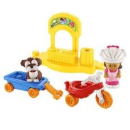 Fisher-Price Little People Corner Market and Trike Bundle