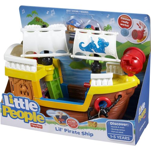  Fisher-Price Little People Lil Pirate Ship