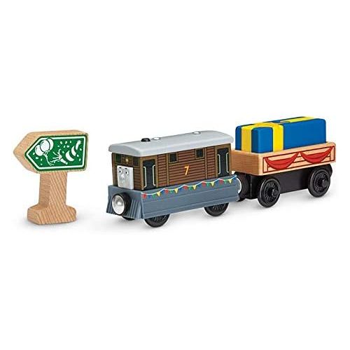  Fisher-Price Thomas & Friends Wood Birthday Surprise Toby Accessory Pack