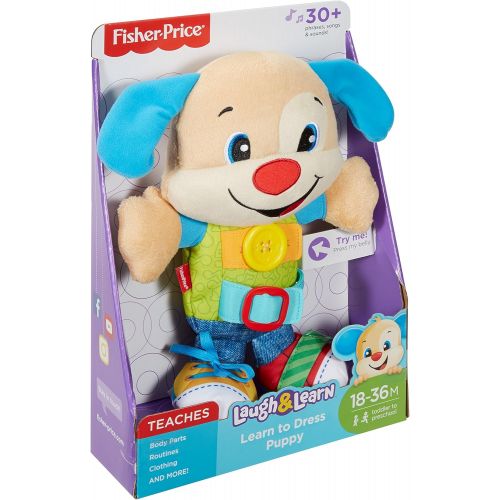  Fisher-Price Laugh & Learn to Dress Puppy Plush Doll