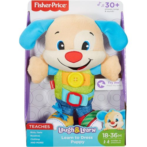  Fisher-Price Laugh & Learn to Dress Puppy Plush Doll