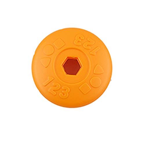  Fisher-Price Replacement Orange Wheel Laugh and Learn Stride-to-Ride Puppy W9740 - Includes 1 Orange Wheel for Ride-On Toy