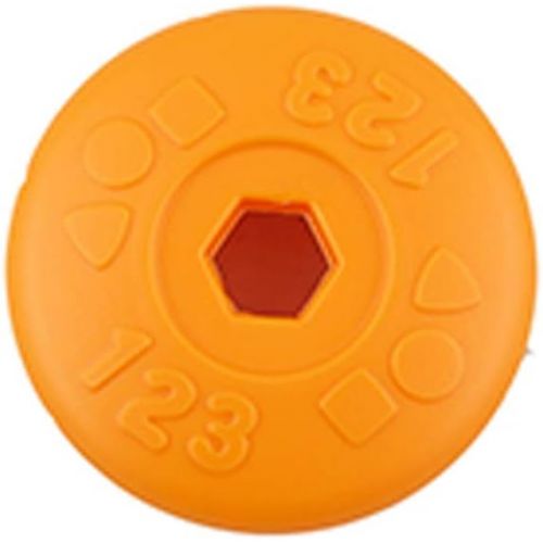  Fisher-Price Replacement Orange Wheel Laugh and Learn Stride-to-Ride Puppy W9740 - Includes 1 Orange Wheel for Ride-On Toy