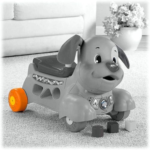  Fisher-Price Replacement Orange Wheel Laugh and Learn Stride-to-Ride Puppy W9740 - Includes 1 Orange Wheel for Ride-On Toy