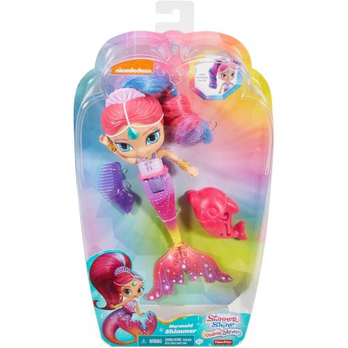  Fisher-Price Nickelodeon Shimmer & Shine, Rainbow Zahramay Mermaid Shimmer