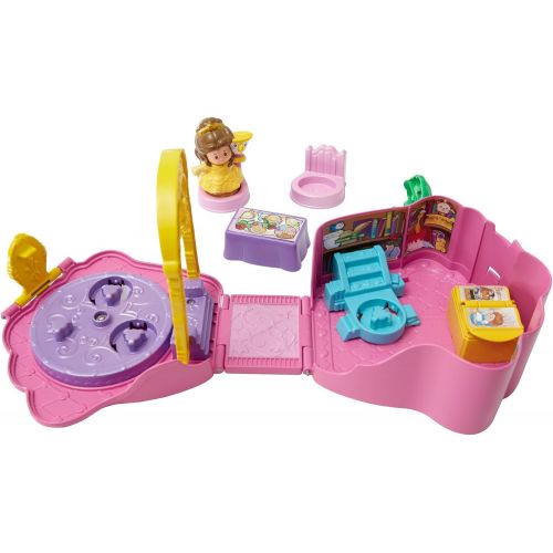  Fisher-Price Little People Disney Princess, Belles Fold n Go Rose