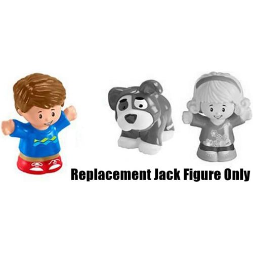  Fisher-Price Replacement Jack Figure Little People Big Helpers Home FHF34 - Includes Blue Red Boy Figure