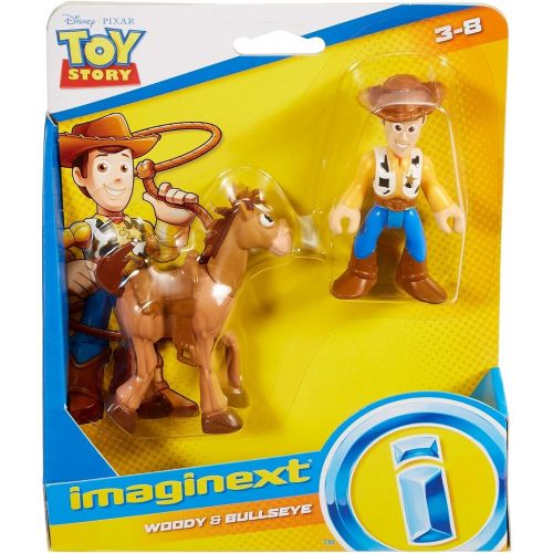 디즈니 Fisher-Price Imaginext Toy Story Woody & Bullseye