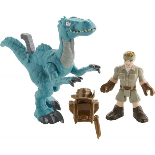  Fisher-Price Imaginext Jurassic World, Muldoon & Raptor