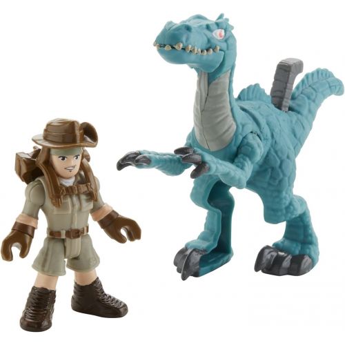  Fisher-Price Imaginext Jurassic World, Muldoon & Raptor