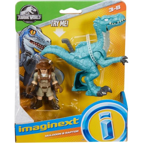  Fisher-Price Imaginext Jurassic World, Muldoon & Raptor