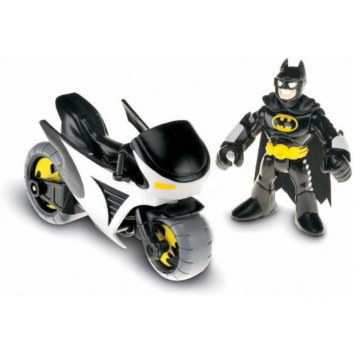  Fisher-Price Imaginext DC Super Friends Batman and Batcycle