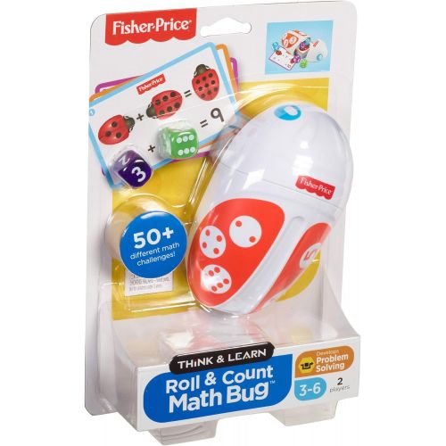  Thomas & Friends Fisher-Price Think & Learn Roll & Count Math Bug Preschool Game, Preschoolers can count on learning fun with this Think & Learn dice game in a portable bug cup!, Multicolor, (Model