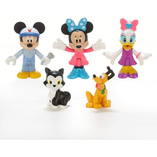  Thomas & Friends Fisher-Price Disney Junior Minnie, Happy Helpers Racing Pals,Multicolor